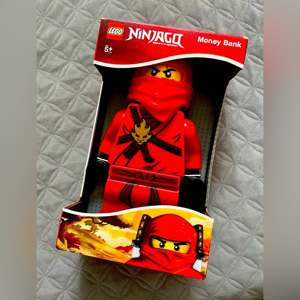 Lego Ninjago coin bank